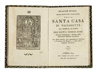 Relazione istorica delle prodigiose traslazioni della Santa casa di Nazarette...