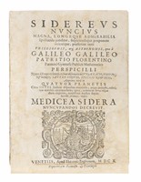 Sidereus nuncius magna, longeque admiralia spectacula pandens...