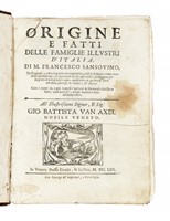 Origine e fatti delle famiglie illustri d'Italia...