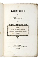 Lezioni di eloquenza.