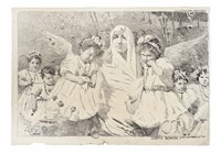 Lotto composto di 2 incisioni per L'Illustrazione Abruzzese.