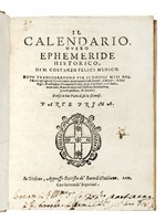 Il calendario overo Ephemeride historico [...] Parte prima [-seconda].