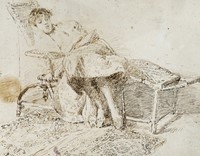 Dama distesa.