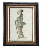 Lotto composto di 1 dipinto e 1 disegno.