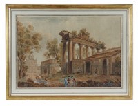 Altra Veduta degli avanzi del Pronao del Tempio della Concordia.