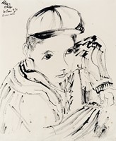 Lotto composto di 2 stampe e 1 disegno.