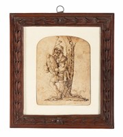 Il suonatore di cornamusa.