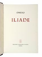 Iliade. Episodi scelti e tradotti da Salvatore Quasimodo [?] con 26 tavole da Giorgio De Chirico.
