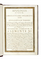 Apologia Constitutionis SS.mi D.N. Clementis Divina Providentia Papae XI quae incipit Unigenitus.