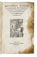 De symmetria partium humanorum corporum libri quattuor, e Germanica lingua, in Latinam versi.