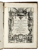 De gli automati, overo machine se moventi, libri due...