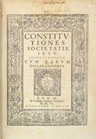 Constitutiones Societatis Iesu, latinae, et hispanicae. Cum earum declarationibus.