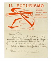 Lettera manoscritta con firma autografa.