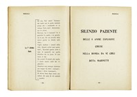 Lotto di 4 opere di e su Filippo Tommaso Marinetti.