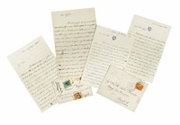 4 lettere autografe firmate.