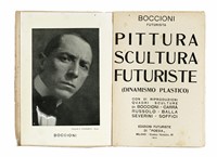 Pittura scultura futuriste (dinamismo plastico) con 51 riproduzioni, quadri, sculture di Boccioni, Carr�, Russolo, Balla, Severini, Soffici.