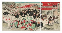 La grande battaglia fuori dalla fortezza di Niuzhuang.
