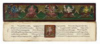 Manoscritto filosofico-religioso tibetano buddhista.