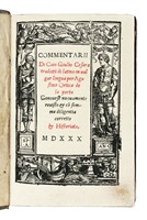 Commentarii [...] tradotti di latino in volgar lingua per Agostino Ortica de la Porta...