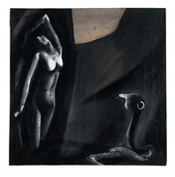 Studio per un'illustrazione della novella Devi Enna di Guido da Verona e Busto.