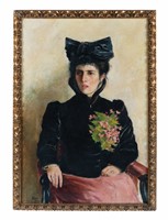 Ritratto di dama con fiocco.