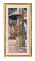 Il Pulpito di Santa Croce a Firenze.