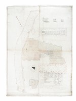 Pianta di due Possessioni, cio� Carazzina e Cardinala, di ragione di S: E: Il Sig:re Marchese Alessandro Capponi di Firenze, poste nel territorio di Ravenna, in villa di S: Pantaleone in Castiglione,...