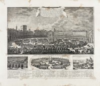 Prospetto di una parte della piazza di Siena colla Comparsa delle Contrade, e Corsa del Palio, rappresentata il 13 Mag: 1767 per la venuta in Siena delle AA.LL.RR...