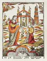Vera efige della miracolosa B.V. del Pozzo di Capurso / La Madona del Caravagio.
