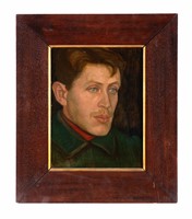 Ritratto di giovane soldato polacco.