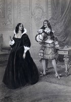 Madame de Montespan e il Re Sole.
