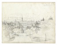 Palazzo Pitti visto dal Giardino di Boboli.