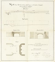 Progetto di un Ponte da costruirsi sulla Riana ove la strada dei Querciuoli mette in quella di Langhirano.