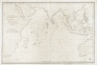 Carte g�n�ral de la Mer des Indes Dress�e par MM. P. Daussy Ing�nieur Hidrographe en Chef de la Marine et P. E.Wissocq Ing�nieur Hydrographe de 3e. Classe.
