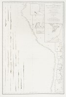 Carte de la C�te Occ.le de l'Amerique comprenant le Perou, la Bolivie et le Nord du Chili Dress�e d'apres les travaux du Capit.ne Fitz-Roy par Mr. Keller, Ing�nieur Hydrographe.