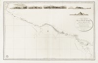 Carte R�duite de la C�te du Mexique sur la Mer du Sud Depuis le Golfe Dulce jusq'au Cap Corrientes. D'apr�s les Nouvelles Cartes Espagnoles.