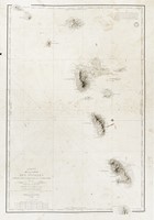 Carte de la Partie des Antilles comprise entre la Martinique et St. Christophe Dress�e par Mr. Keller, Ing�nieur Hydrographe de la Marine.