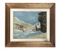 Paesaggio innevato.