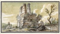Veduta del sepolcro detto degli Orazi e Curiazi