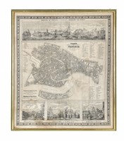 Pianta di Venezia 1857.