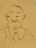Caricatura di Trilussa.