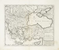 Europa turchesca / Stati del Turco situati nell'Europa Asia ed Africa / Irak Arabi Kurdistan Diarbek Turcomannia Siria e Palestina / Regno di Persia / Carta nuova dell'Arabia.