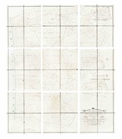 Pianta geometrica dell?intera comunit� di Gherardesca e porzione del territorio di Monteverdi rappresentante le tenute di Bolgheri, Catagneto e Castiglioncello...indicati gli appezzamenti Catastali... di S.E. conte Guido Alberto della Gherardesca.