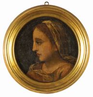 Santa e volto di donna