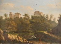Paesaggio con ville