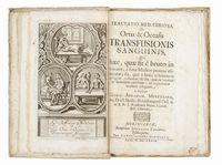 Tractatio med. curiosa, de ortu & occasu transfusionis sanguinis, quâ haec, quae sit è bruto in brutum, à foro medico penitus eliminatur [...] authore Georg. Abraham. Mercklino...