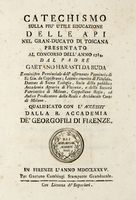 Catechismo sulla piu utile educazione delle api nel Gran-Ducato di Toscana presentato al concorso dell'anno 1784. Dal padre Gaetano Harasti da Buda ... qualificato con l'accessit dalla R. Accademia de' Georgofili di Firenze.