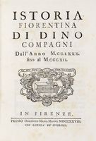 Istoria fiorentina dall'anno 1280 fino al 1312.