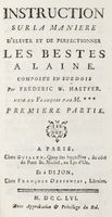 Instruction sur la maniere d'elever et de perfectionner les bestes a laine [...]. Premiere [ -seconde] partie.