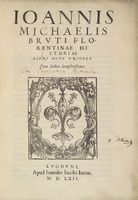 Florentinae historiae libri octo priores, cum indice locupletissimo.